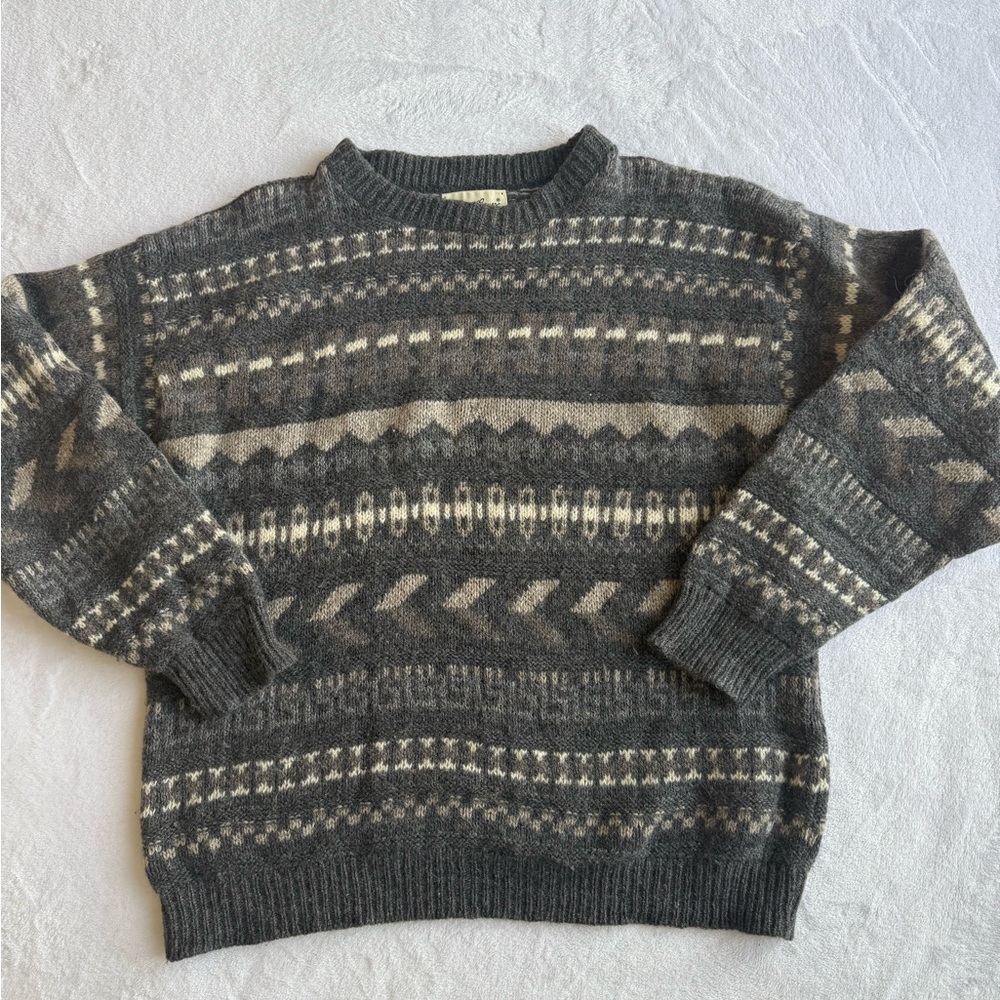 Vintage Eddie Bauer Patterned Sweater